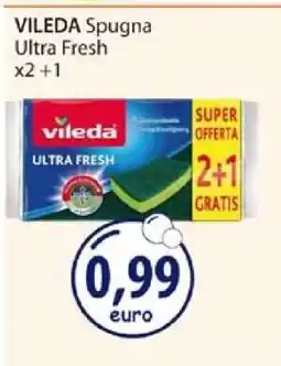 Acqua & Sapone VILEDA Spugna Ultra Fresh x2 +1 offerta