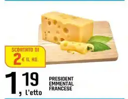 Famila PRESIDENT Emmental Francese offerta
