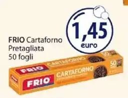 Acqua & Sapone FRIO Cartaforno Pretagliata 50 fogli offerta