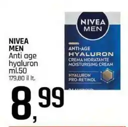 Famila NIVEA MEN Anti age hyaluron offerta