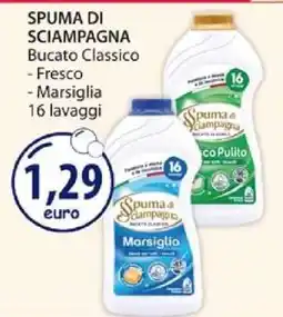 Acqua & Sapone SPUMA DI SCIAMPAGNA Bucato Classico offerta