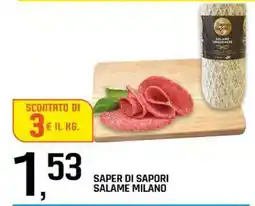 Famila SAPER DI SAPORI SALAME MILANO offerta