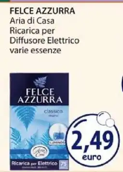 Acqua & Sapone FELCE AZZURRA Aria di Casa Ricarica per Diffusore Elettrico offerta