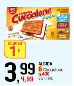 Famila ALGIDA 6 Cucciolone offerta