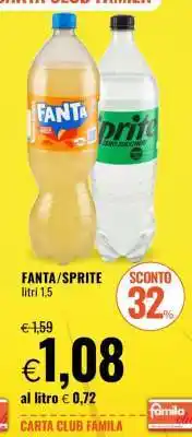 Famila FANTA/SPRITE offerta