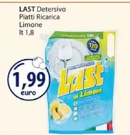 Acqua & Sapone LAST Detersivo Piatti Ricarica Limone offerta