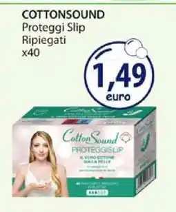 Acqua & Sapone COTTONSOUND Proteggi Slip Ripiegati x40 offerta