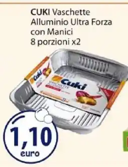 Acqua & Sapone CUKI Vaschette Alluminio Ultra Forza con Manici offerta
