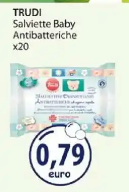 Acqua & Sapone TRUDI Salviette Baby Antibatteriche x20 offerta