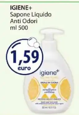 Acqua & Sapone IGIENE+ Sapone Liquido Anti Odori offerta
