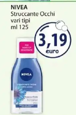 Acqua & Sapone Nivea Struccante occhi offerta