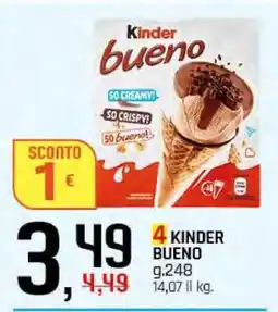 Famila 4 KINDER BUENO offerta