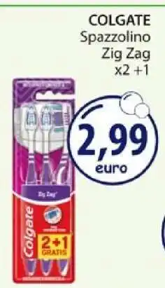 Acqua & Sapone COLGATE Spazzolino Zig Zag x2 +1 offerta