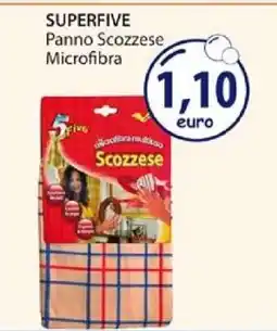 Acqua & Sapone SUPERFIVE Panno Scozzese Microfibra offerta