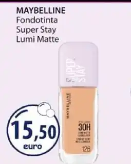 Acqua & Sapone MAYBELLINE Fondotinta Super Stay Lumi Matte offerta