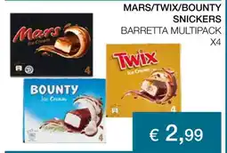 Coop MARS/TWIX/BOUNTY SNICKERS offerta