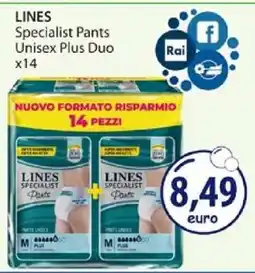 Acqua & Sapone LINES Specialist Pants Unisex Plus Duo x14 offerta