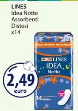 Acqua & Sapone LINES Idea Notte Assorbenti Distesi x14 offerta