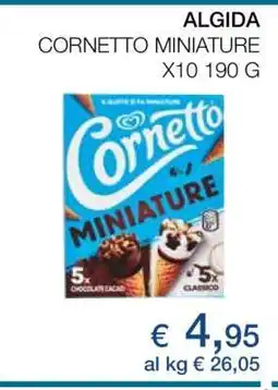Coop ALGIDA CORNETTO MINIATURE offerta