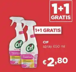 Acqua & Sapone CIF spray 650 ml offerta