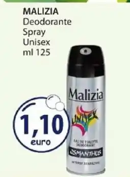 Acqua & Sapone MALIZIA Deodorante Spray Unisex ml 125 offerta