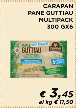 Coop CARAPAN PANE GUTTIAU MULTIPACK 300 GX6 offerta