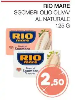 Coop RIO MARE SGOMBRI OLIO OLIVA/AL NATURALE offerta