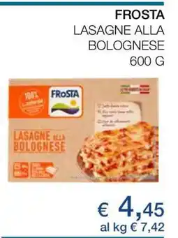 Coop FROSTA LASAGNE ALLA BOLOGNESE offerta