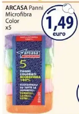 Acqua & Sapone ARCASA Panni Microfibra Color x5 offerta