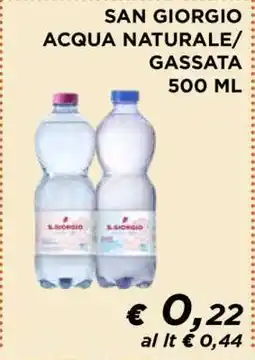 Coop SAN GIORGIO ACQUA NATURALE/GASSATA 500 ML offerta
