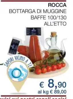 Coop ROCCA BOTTARGA DI MUGGINE BAFFE 100/130 offerta