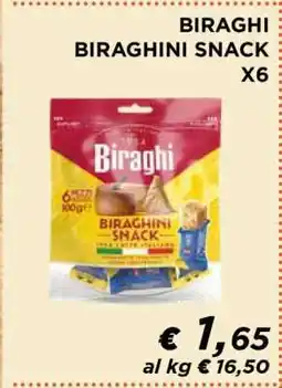 Coop BIRAGHI BIRAGHINI SNACK X6 offerta