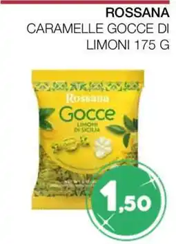 Coop ROSSANA CARAMELLE GOCCE DI LIMONI 175 G offerta
