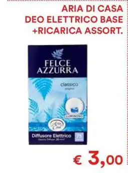 Coop ARIA DI CASA DEO ELETTRICO BASE +RICARICA ASSORT offerta