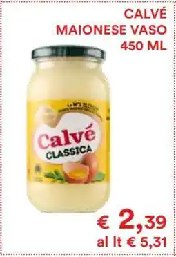Coop Calvé Maionese Vaso offerta