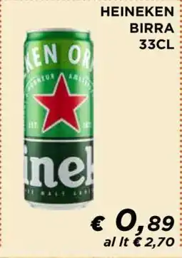 Coop HEINEKEN BIRRA 33CL offerta