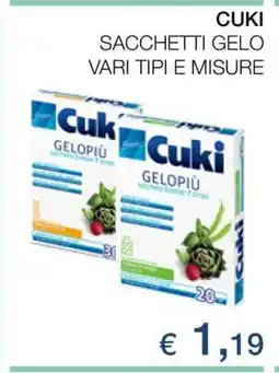 Coop CUKI Sacchetti Gelo offerta