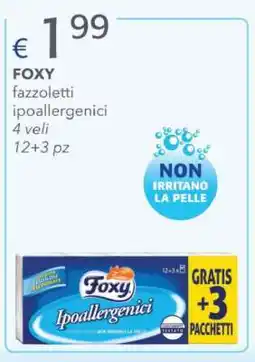 Acqua & Sapone FOXY fazzoletti ipoallergenici offerta