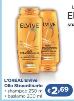 Acqua & Sapone L’Oreal Elvive Olio straordinario offerta