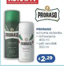 Acqua & Sapone PRORASO SCHIUMA DA BARBA offerta
