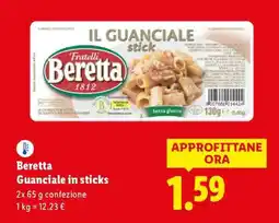 Lidl Beretta Guanciale in sticks offerta