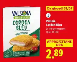 Lidl Valsoia Cordon Bleu offerta