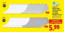 Lidl esmar /esmar MEN Calzini da donna o da uomo con cotone biologico, 10 paia offerta