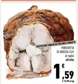 Conad PORCHETTA DI ARICCIA I.G.P offerta