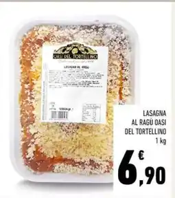 Conad LASAGNA AL RAGÙ OASI DEL TORTELLINO offerta