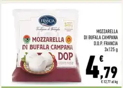 Conad MOZZARELLA DI BUFALA CAMPANA D.O.P. FRANCIA offerta
