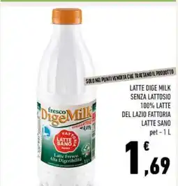 Conad Latte Dige Milk offerta