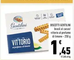Conad Biscotti Gentilini offerta