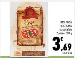 Conad BASI PINSA RUSTICANA classica/bio offerta