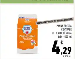 Conad Panna Fresca Centrale del Latte di Roma offerta